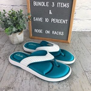 clarks olina blossom flip flops
